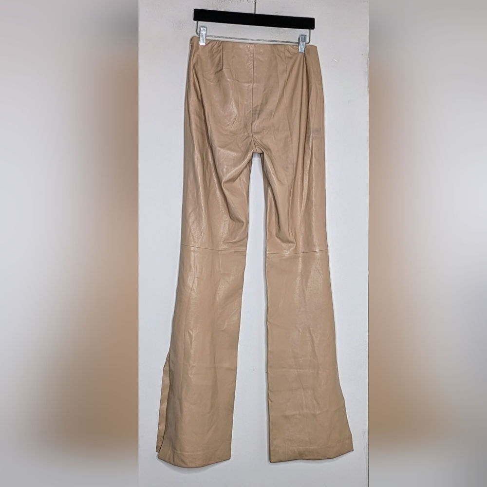 Alice and Olivia Teeny vegan leather side slit pants - Picture 5 of 6
